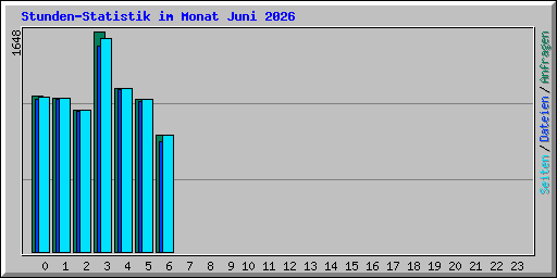 Stunden-Statistik im Monat Juni 2026